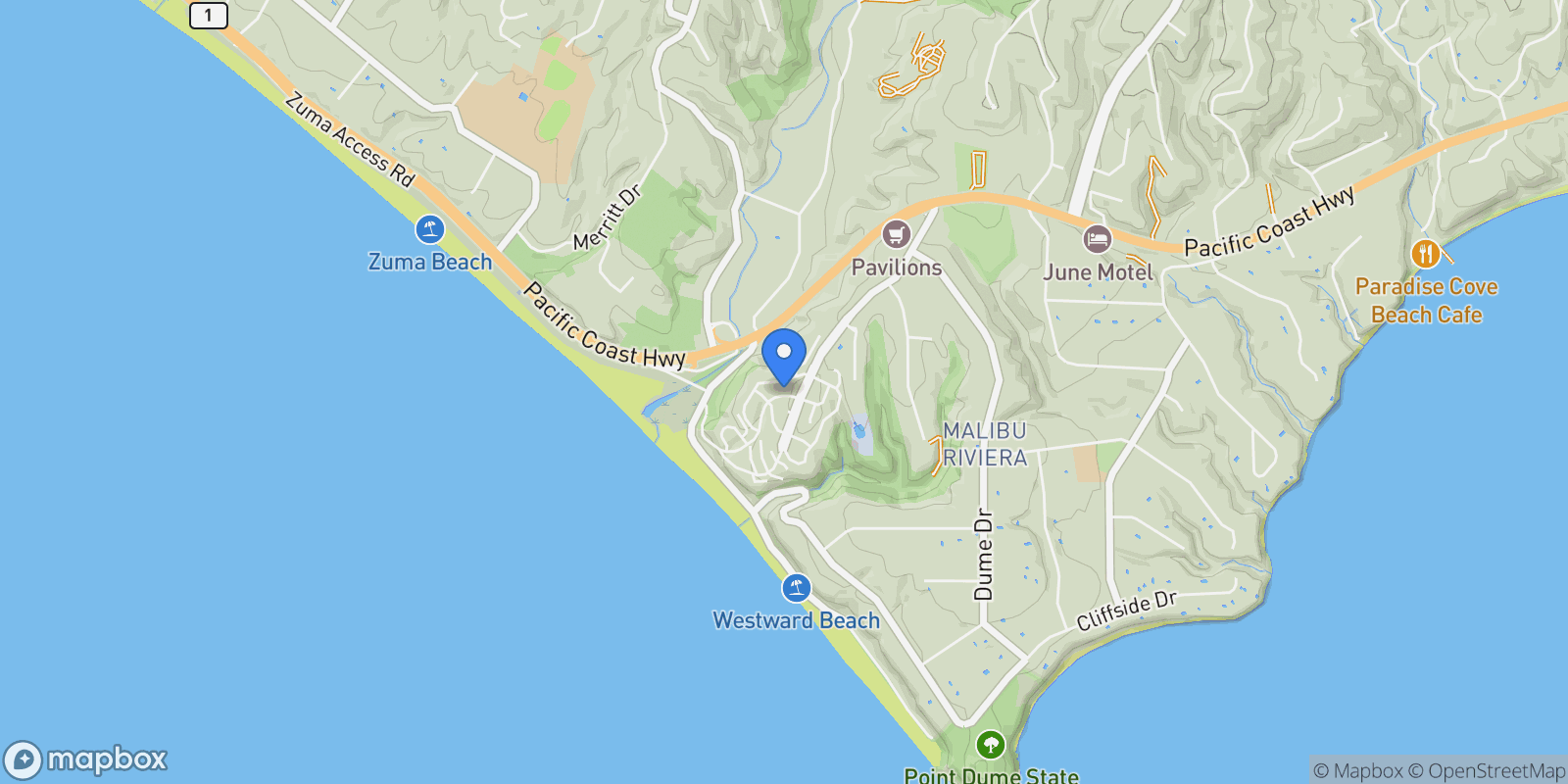 Map showing 29500 Heathercliff Rd, #173, Malibu, CA, 90265, USA, Malibu, California, United States.