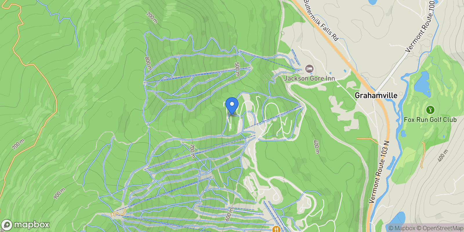 Map showing 165 Moonshadow Drive, #M-15, Ludlow, VT, 05149, USA, 05149, Vermont, United States.