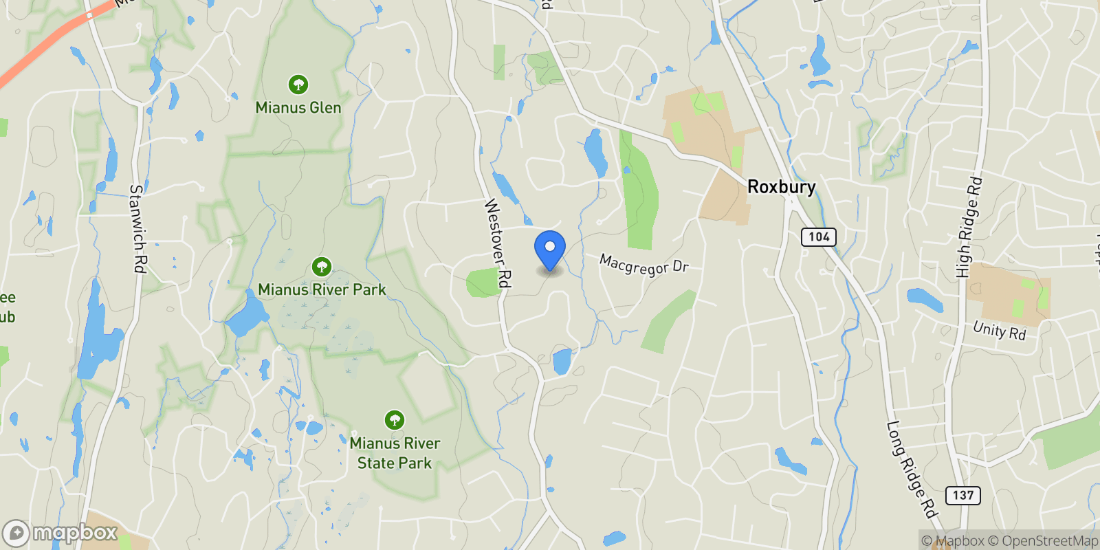Map showing 177 Long Close Road, Stamford, CT, 06902, USA, Stamford, Connecticut, United States.