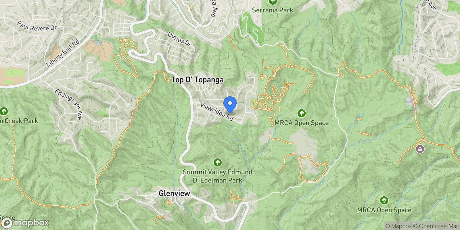 Map showing 21141 Brunnell Court, Topanga, CA, 90290, USA, Topanga, California, United States.