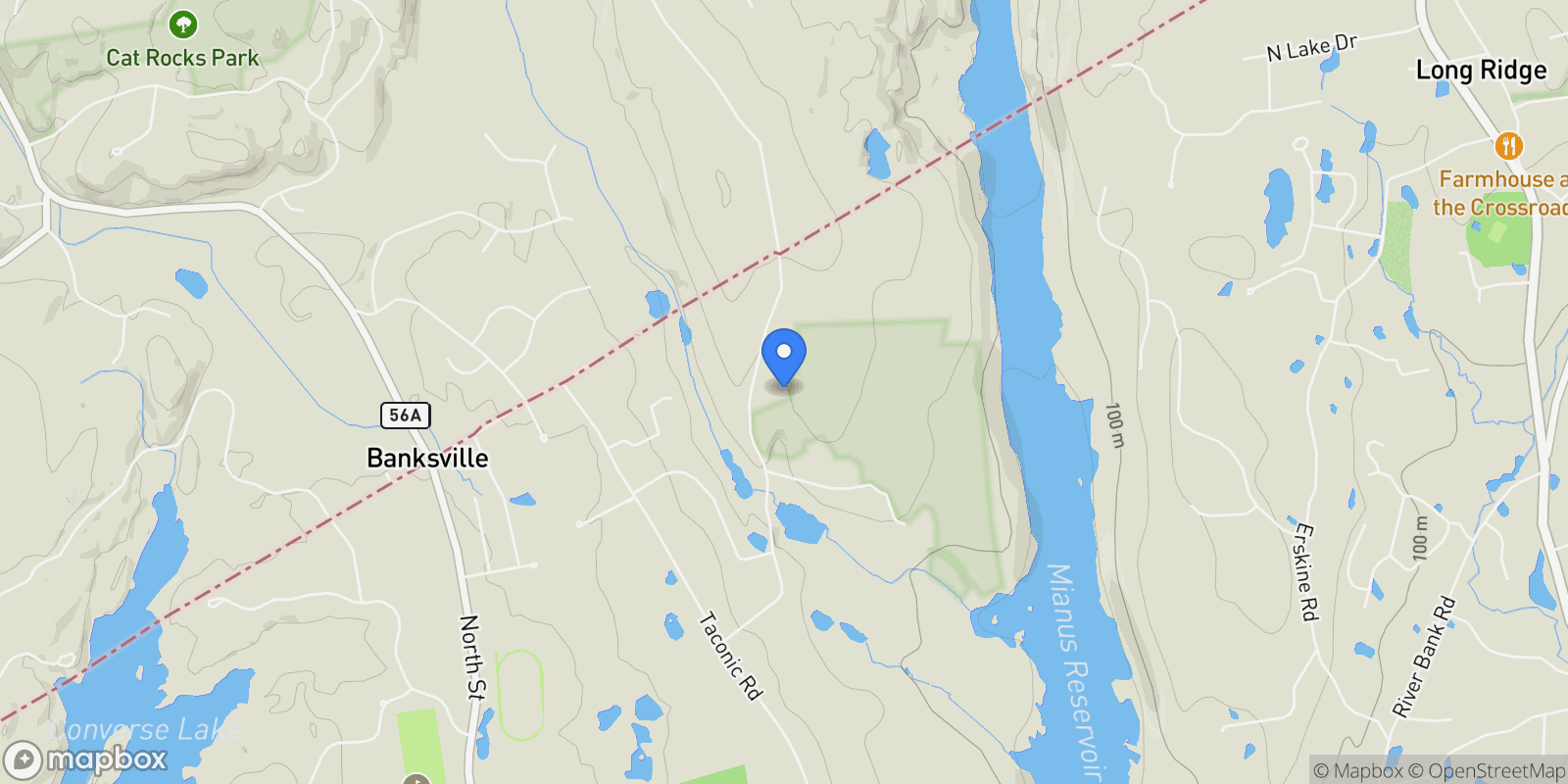 Map showing 279 East Middle Patent Road, Greenwich, CT, 06831, USA, Greenwich, Connecticut, United States.