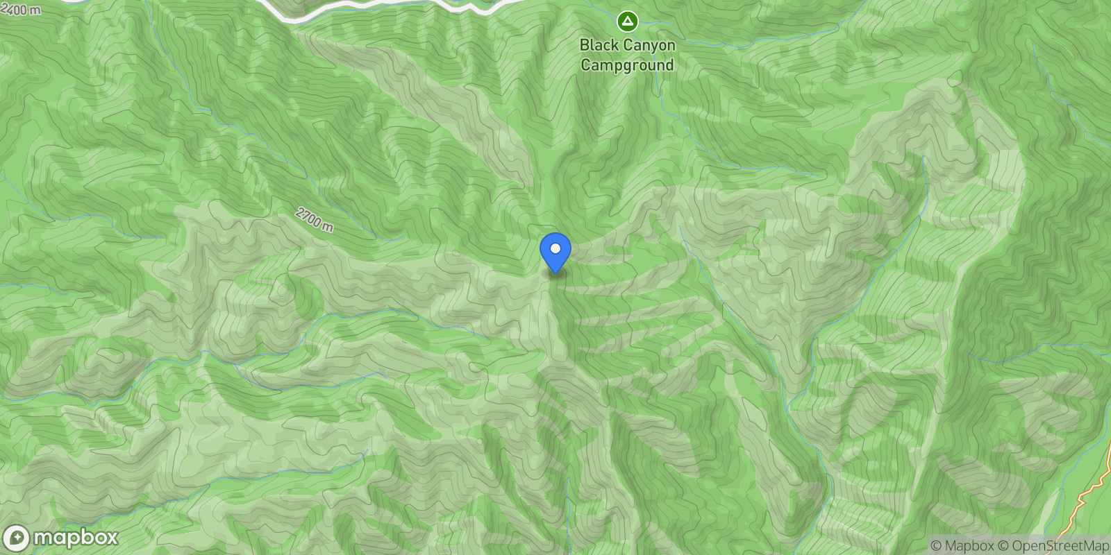 Map showing 2505 Camino Sarita, Santa Fe, NM 87501, Santa Fe, New Mexico, United States.