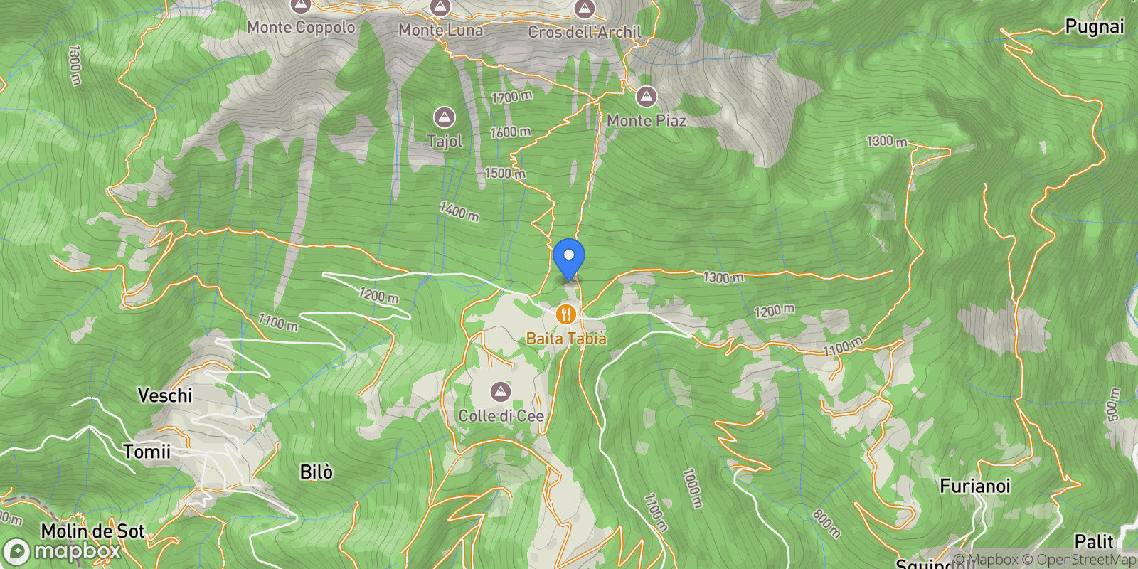 Map showing Lamon, Venetien, Lamon, Lamon, Veneto, Italy.