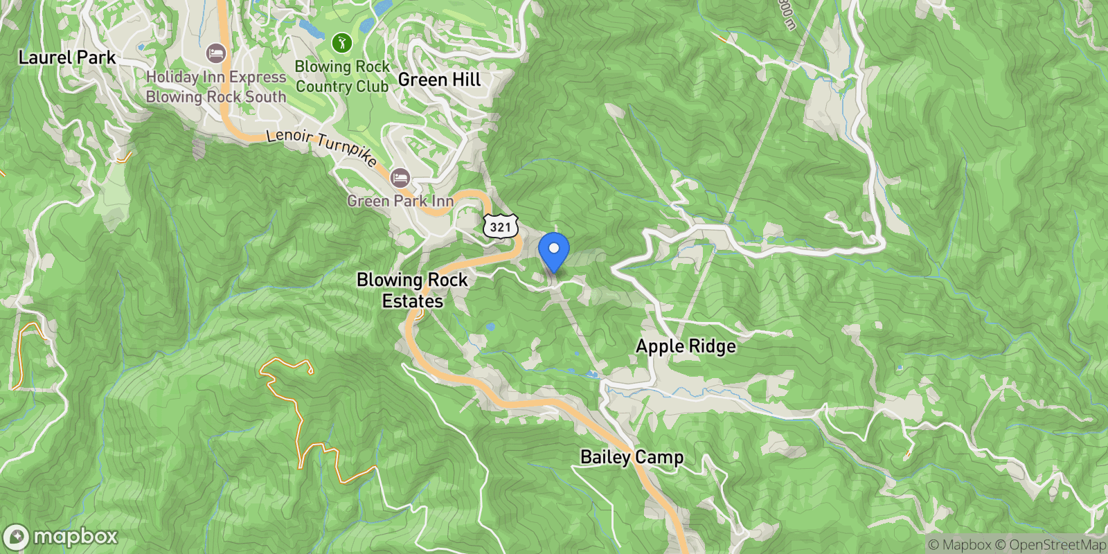 Map showing 7330 Harmon Lane, Lenoir, NC 28645, Lenoir, North Carolina, United States.