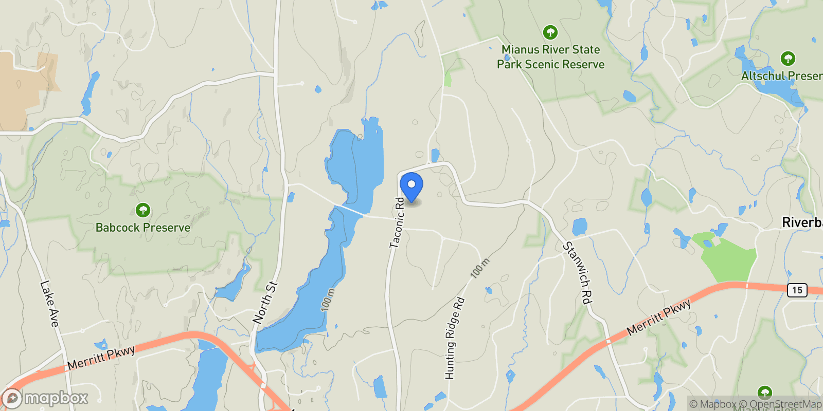 Map showing 182 Taconic Road, Greenwich, CT, 06831, USA, Greenwich, Connecticut, United States.