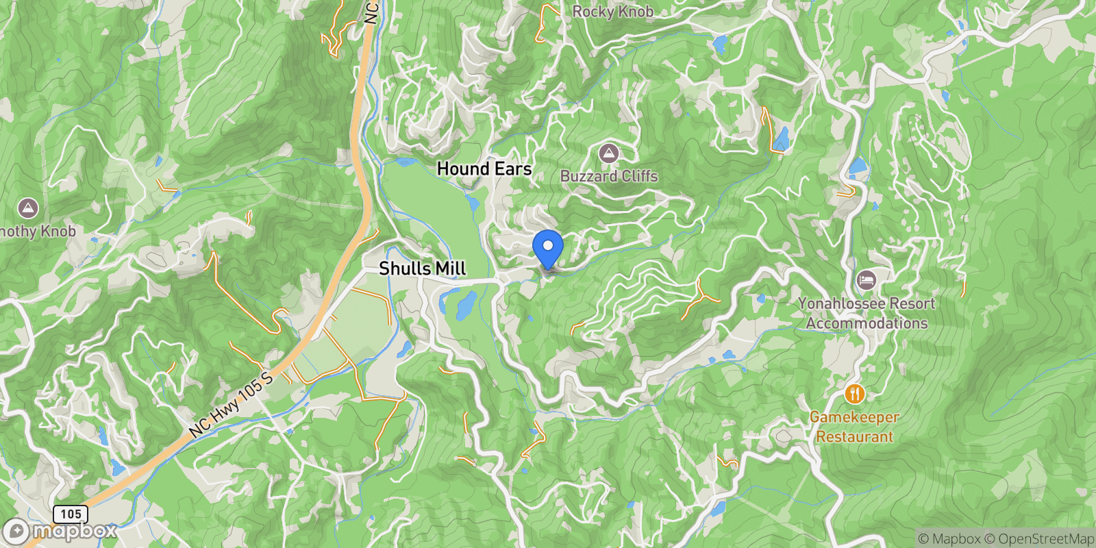 Map showing 127 Fir, Boone, NC 28607, Boone, North Carolina, United States.