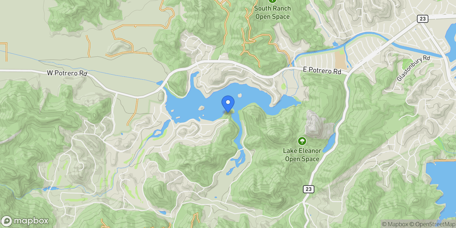 Map showing 500 Lower Lake Road, Westlake Village, CA, 91361, USA, Thousand Oaks, California, United States.