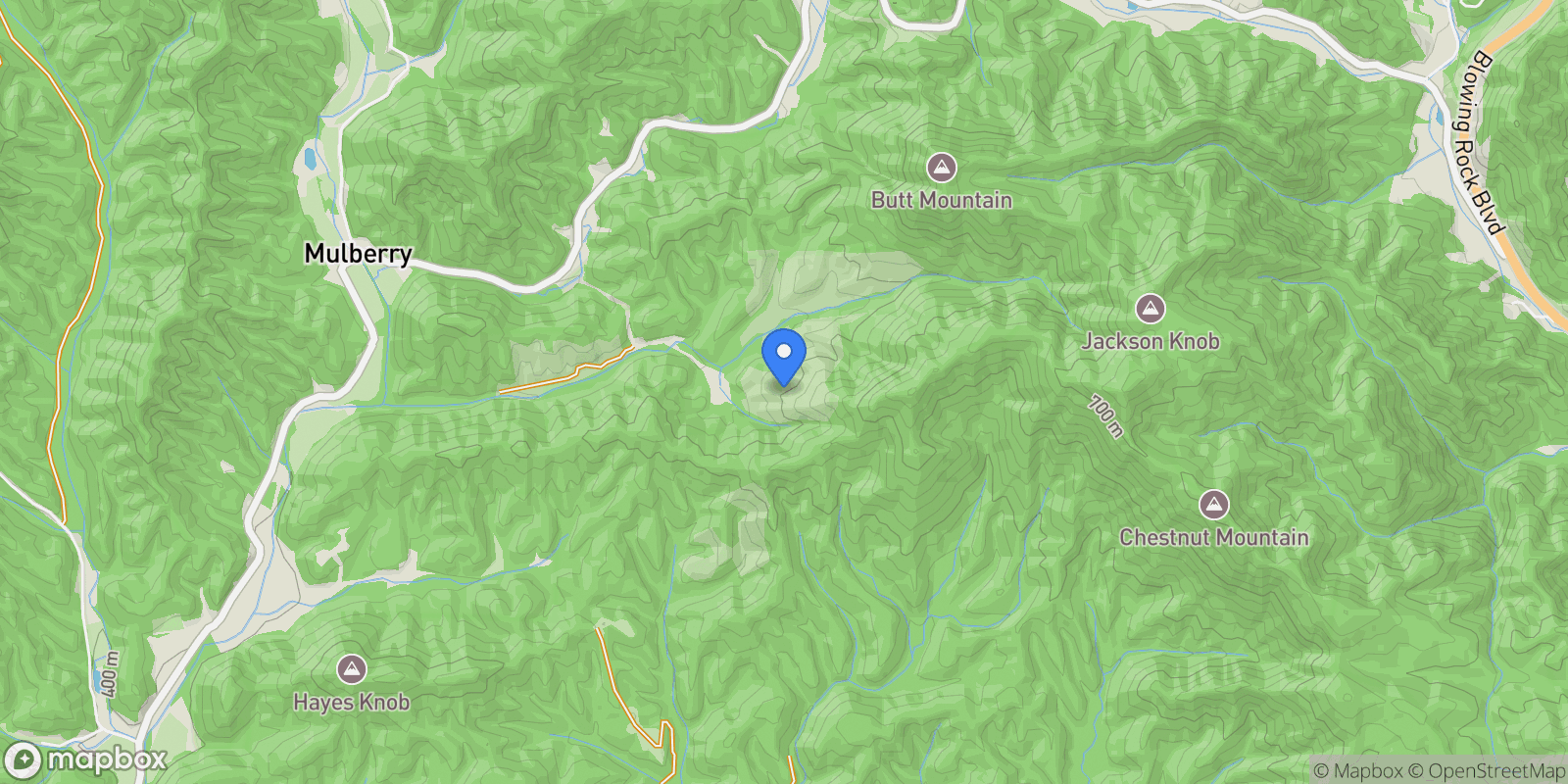 Map showing 4635 Banbury Trail, Lenoir, NC 28645, Lenoir, North Carolina, United States.