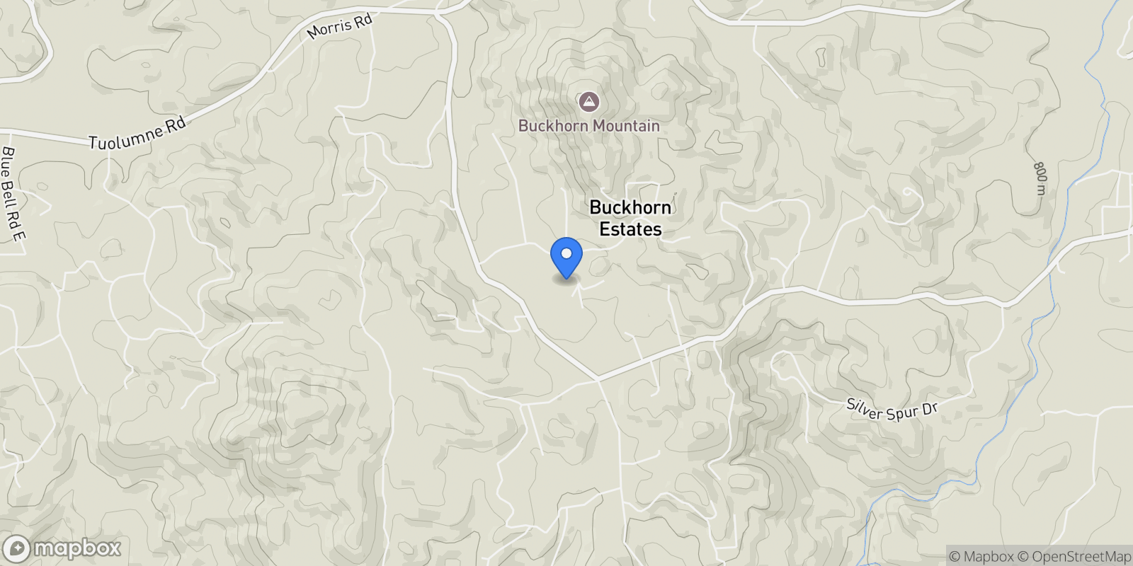Map showing 18060 Rob Ric Road, Sonora, CA 95370, Sonora, California, United States.