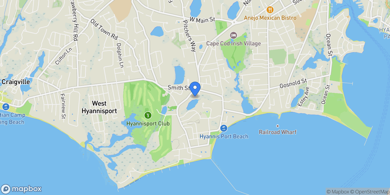 Map showing 417 Scudder Avenue, Barnstable, MA, 02647, USA, Barnstable, Massachusetts, United States.