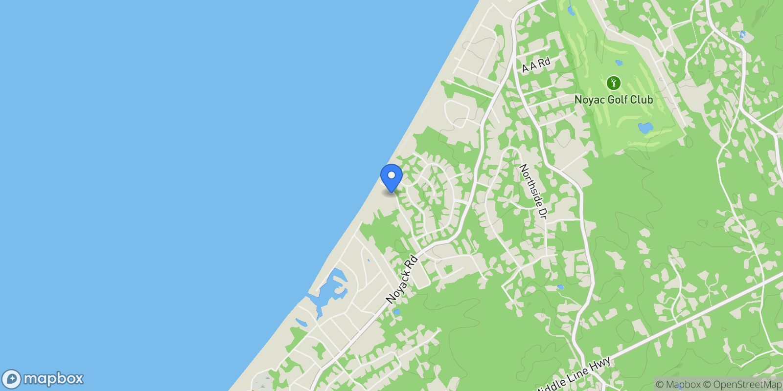 Map showing 59/61 Whalebone Landing Road, Southampton, NY, 11968, USA, Southampton, New York, United States.