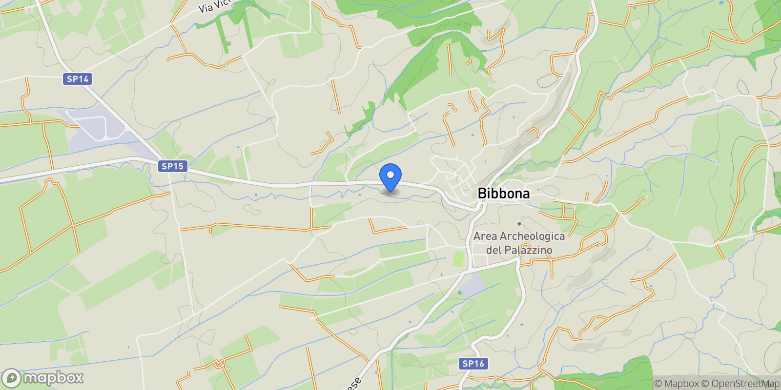 Map showing Bibbona, Tuscany, Italy.