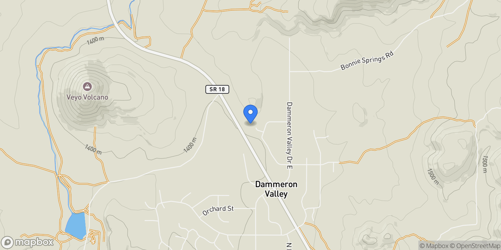 Map showing 533 W CANYON TRL, Dammeron Valley, Utah, United States.