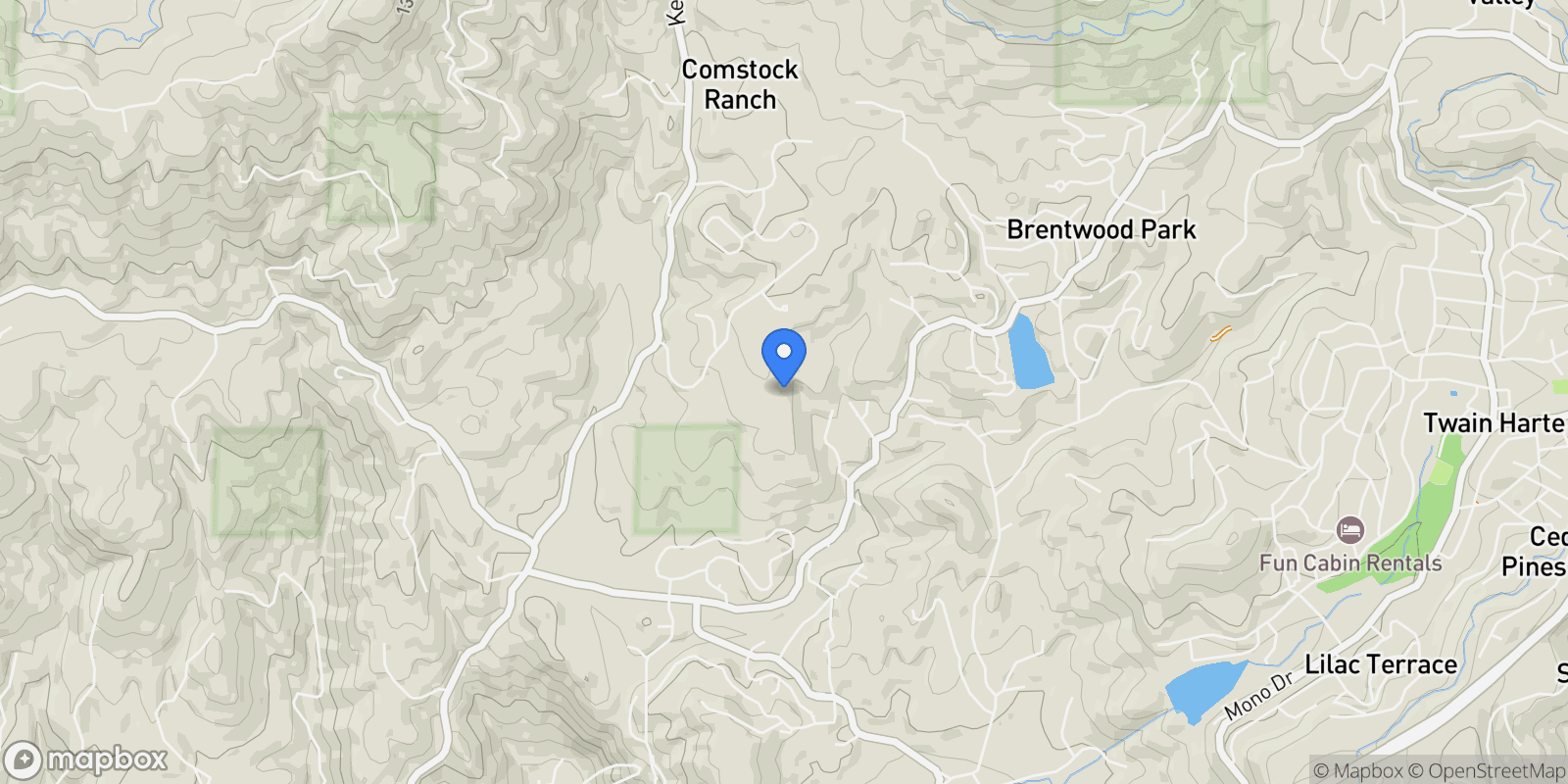 Map showing 22987 Lazy Z LN, Sonora, CA 95370, Sonora, California, United States.