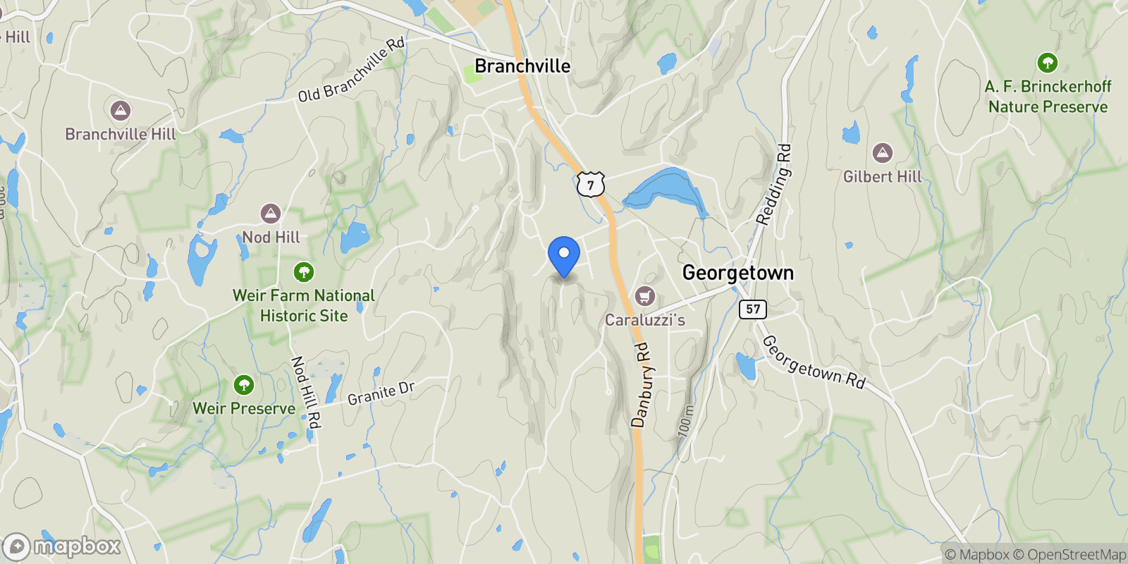 Map showing 9 Read Place, Wilton, CT, 06897, USA, Wilton, Connecticut, United States.