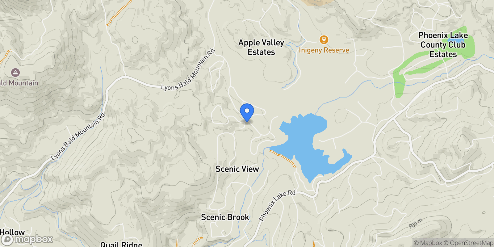 Map showing 20965 O'Brien, Sonora, CA 95370, Sonora, California, United States.