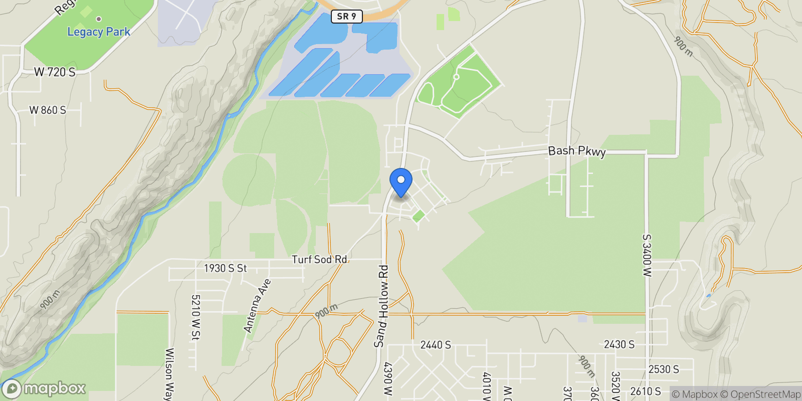 Map showing 1460 S WINDSOR PKWY 2, Hurricane, Utah, United States.