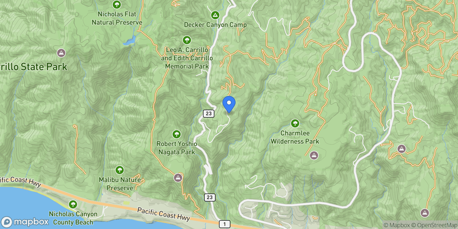 Map showing 3960 Decker Edison Road, Malibu, CA 90265, Malibu, California, United States.