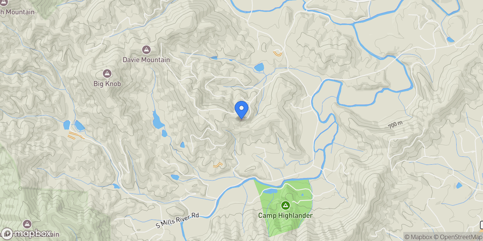 Map showing 0 Mills River Way 53R, Horse Shoe, North Carolina, United States.