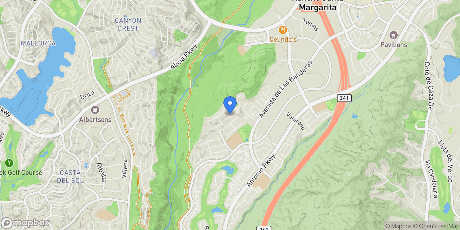 Map showing 3 Siega, Rancho Santa Margarita, CA 92688, Rancho Santa Margarita, California, United States.