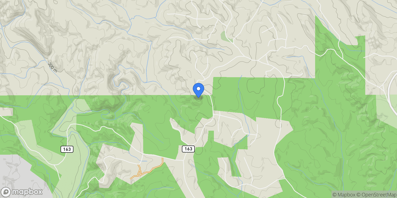 Map showing Ball Ground, Georgia, United States.