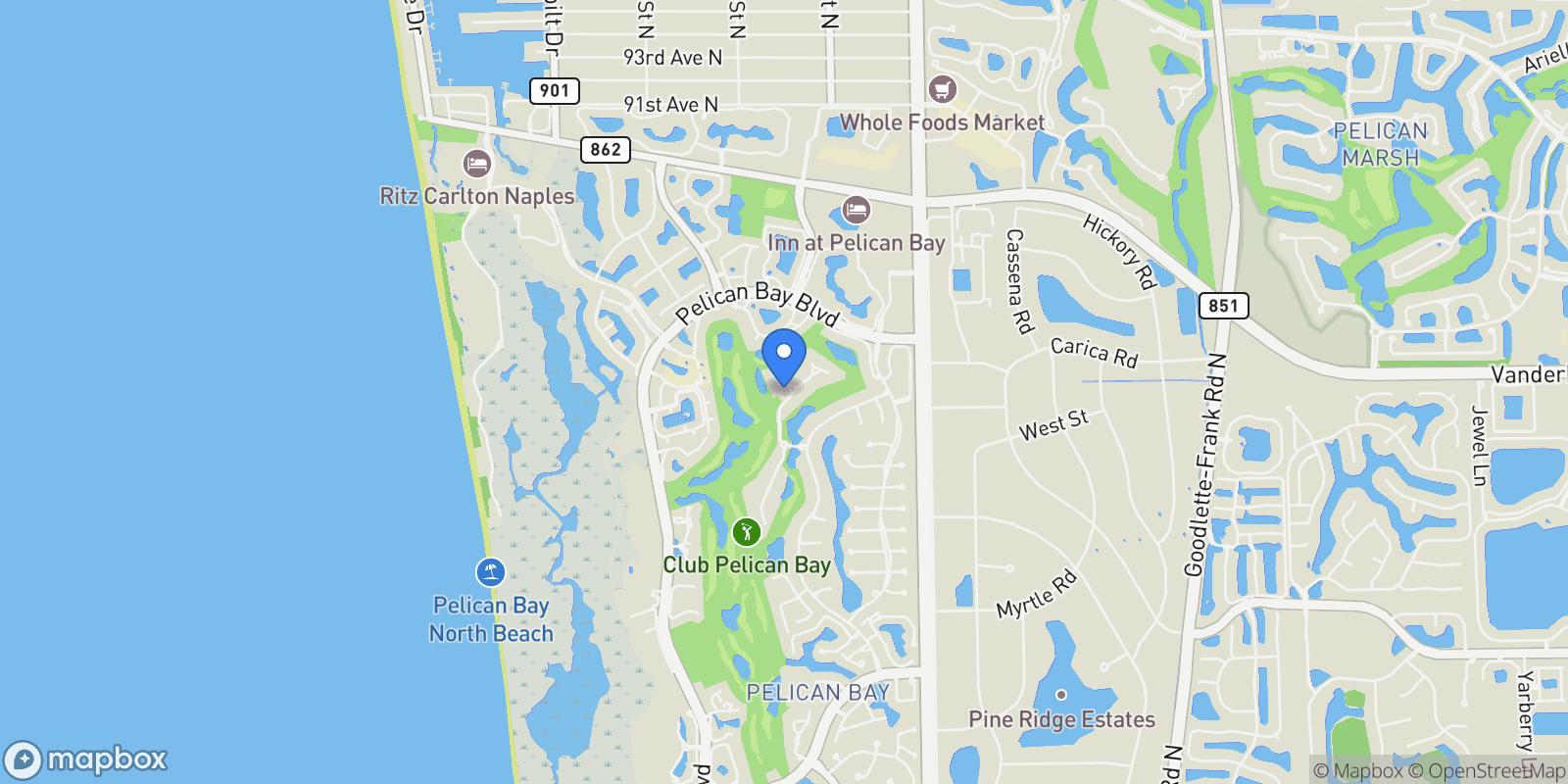 Map showing 7005 Verde WAY, Naples, FL, 34108, USA, Naples, Florida, United States.
