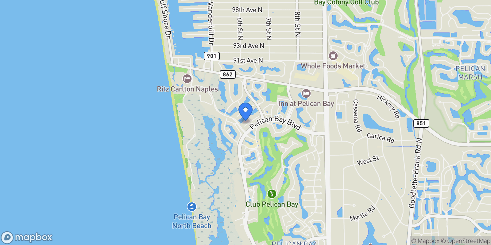 Map showing 333 Sedgwick CT, Naples, FL, 34108, USA, Naples, Florida, United States.