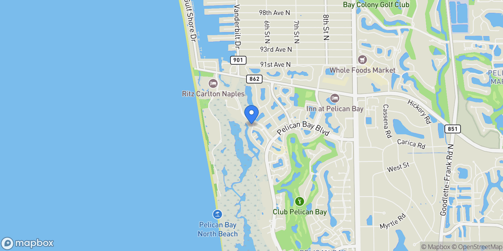 Map showing 8169 Via Vecchia, Naples, FL, 34108, USA, Naples, Florida, United States.