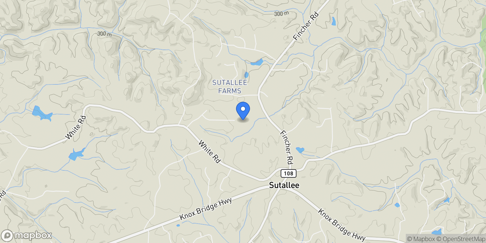 Map showing White, Georgia, United States.