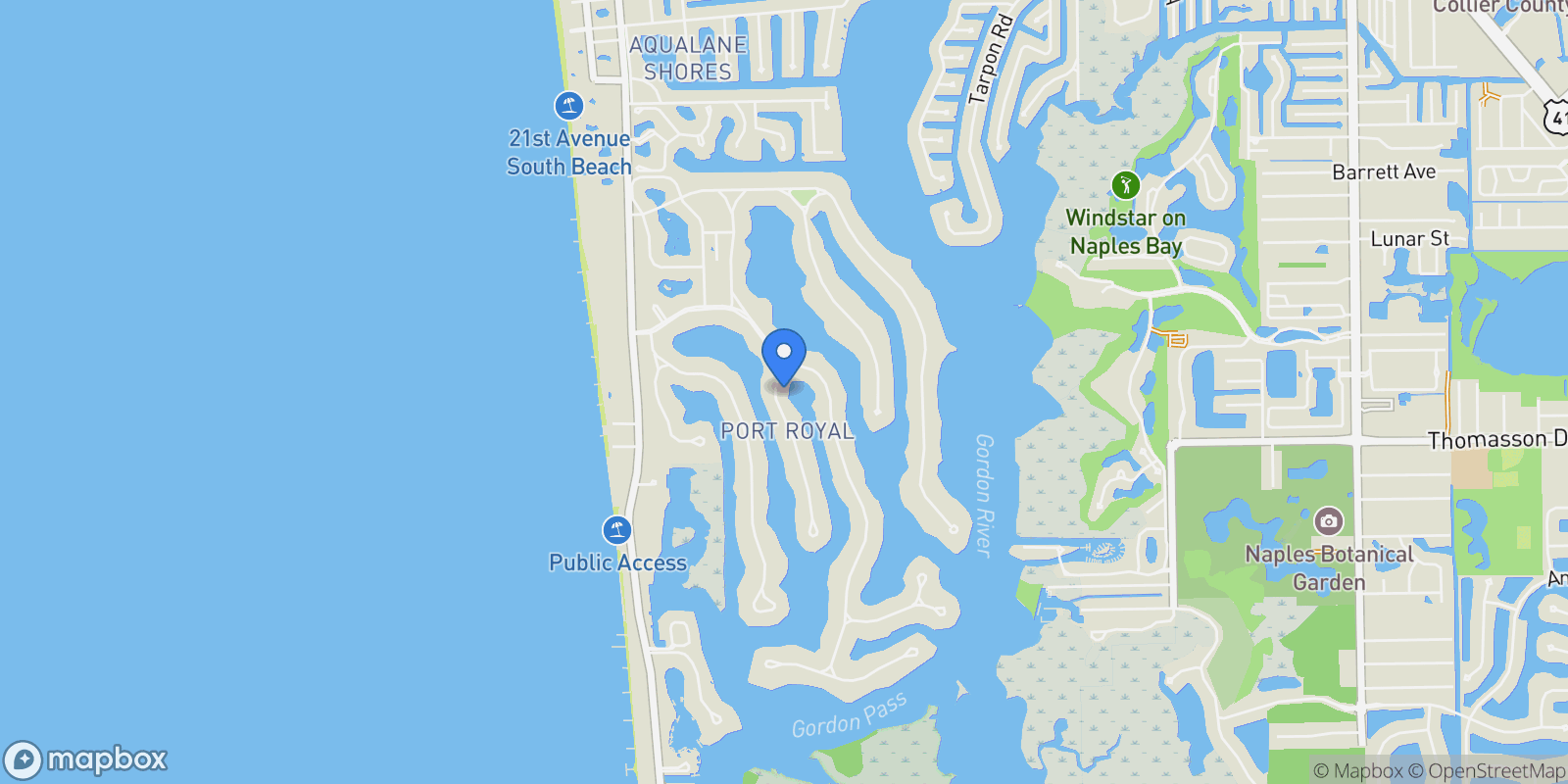 Map showing 3131 Gin LN, Naples, FL, 34102, USA, Naples, Florida, United States.