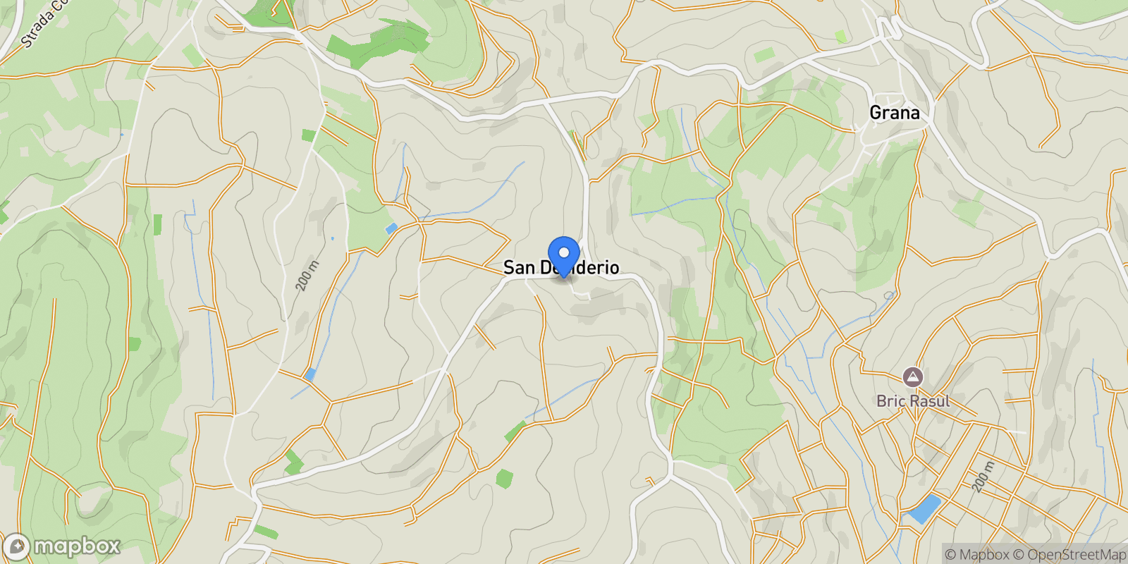 Map showing Valle Versa Calliano Bricco 5, San Desiderio, Piedmont, Italy.