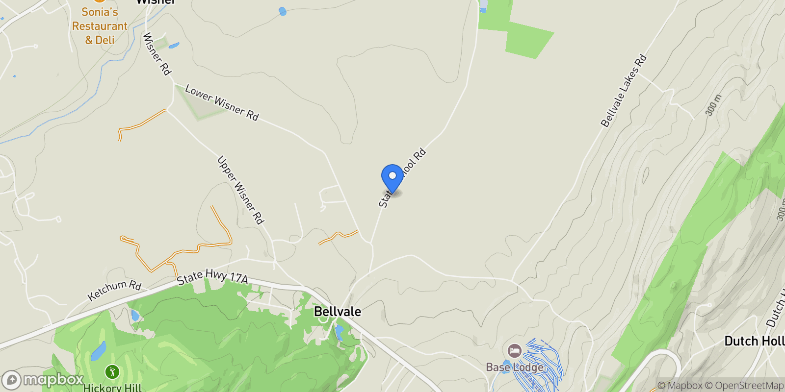 Map showing 16 State School Road, Warwick, NY, 10990, USA, Warwick, New York, United States.
