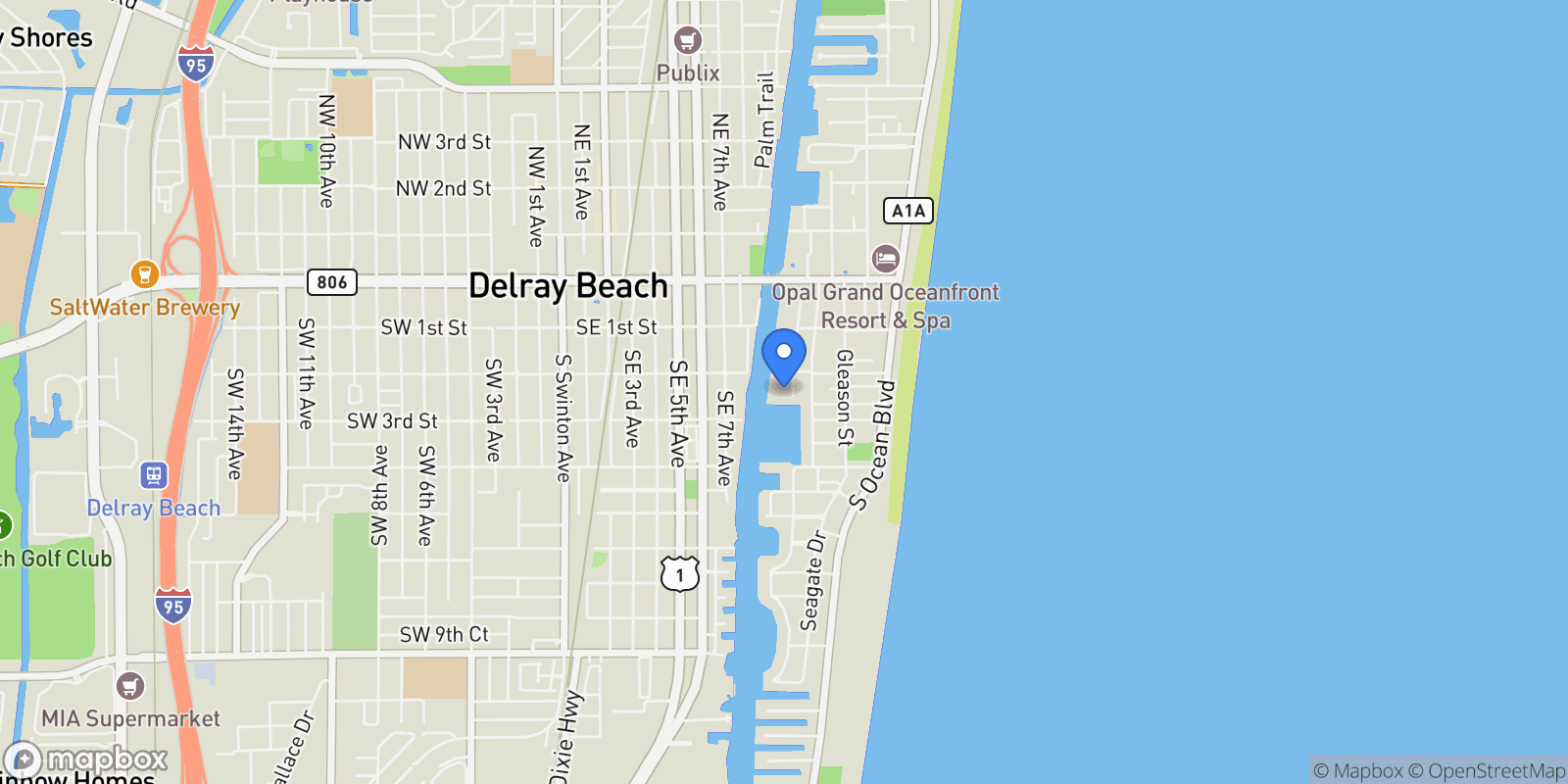 Map showing 200 Macfarlane Drive, #N-102, Delray Beach, FL, 33483, USA, Delray Beach, Florida, United States.