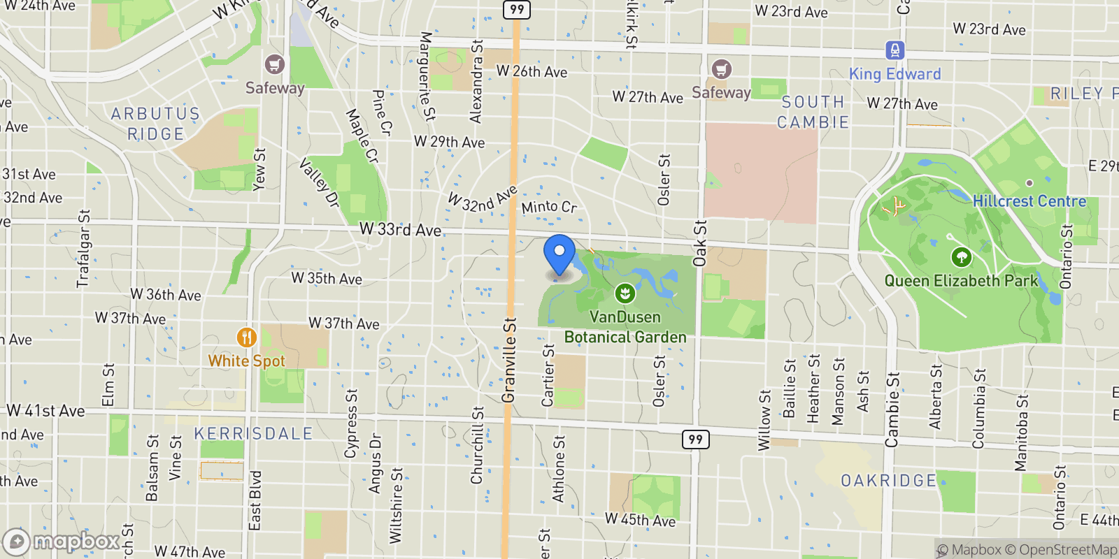 Map showing 56 - 4900 Cartier Street, Vancouver, Vancouver, BC V6M 4H2, Vancouver, British Columbia, Canada.