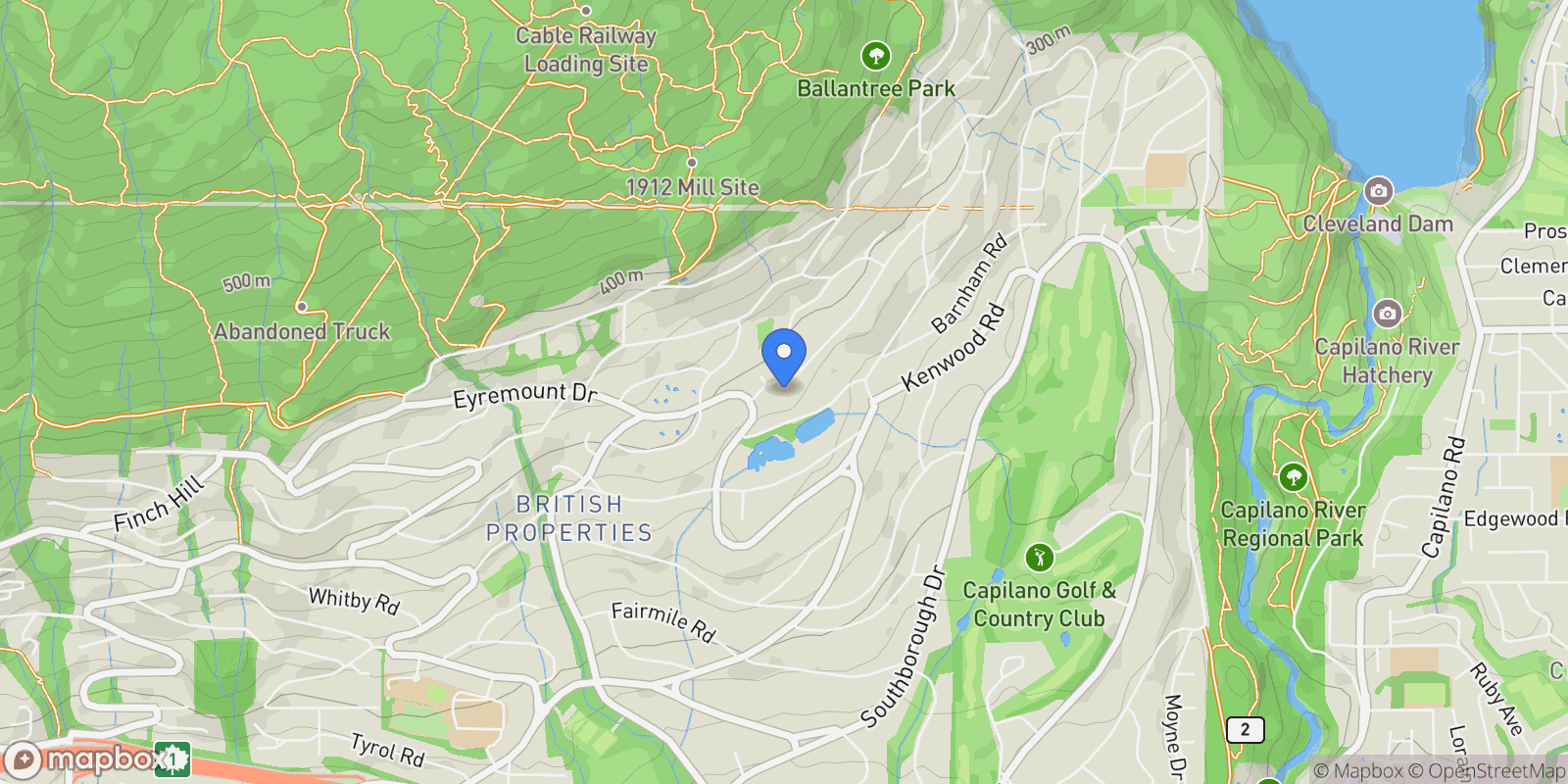 Map showing 950 Greenwood Road, West Vancouver, BC V7S 1X7, West Vancouver, British Columbia, Canada.