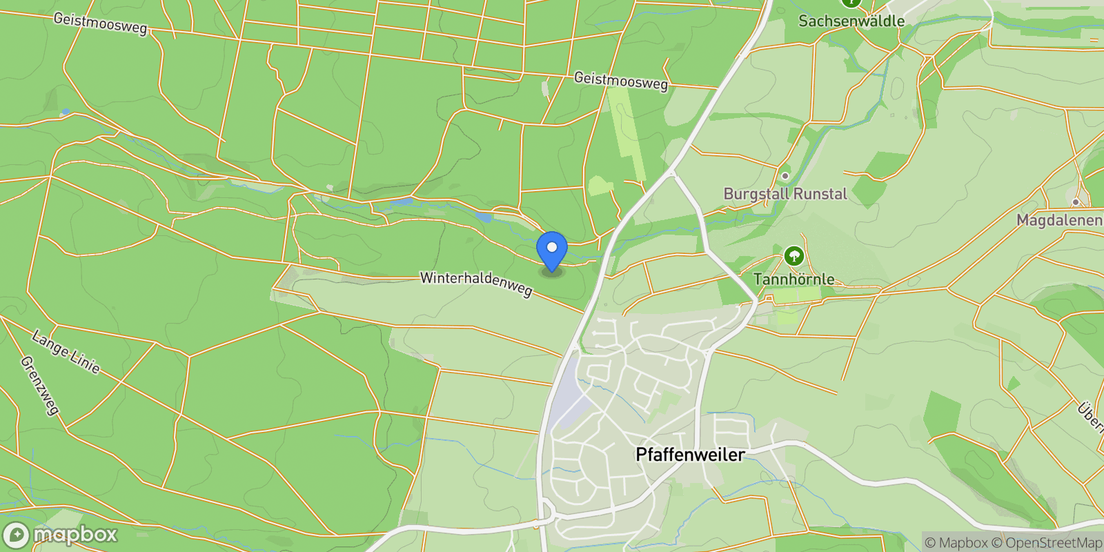 Map showing Villingen-Schwenningen, Baden-Württemberg, Germany.