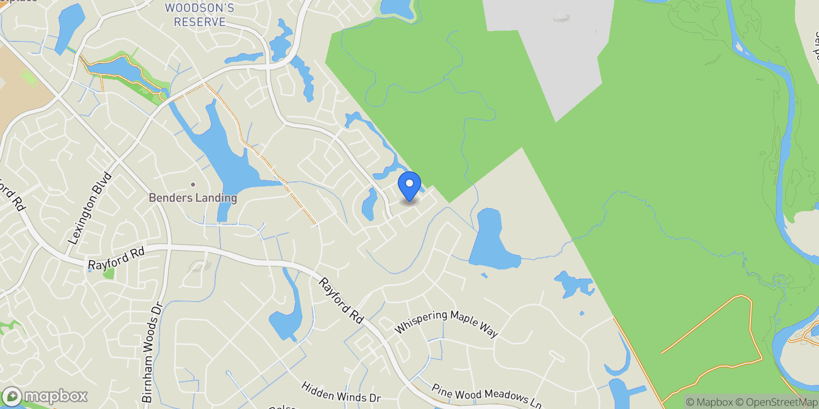 Map showing 28337 Sterling Oak Drive, Spring, Texas, United States.