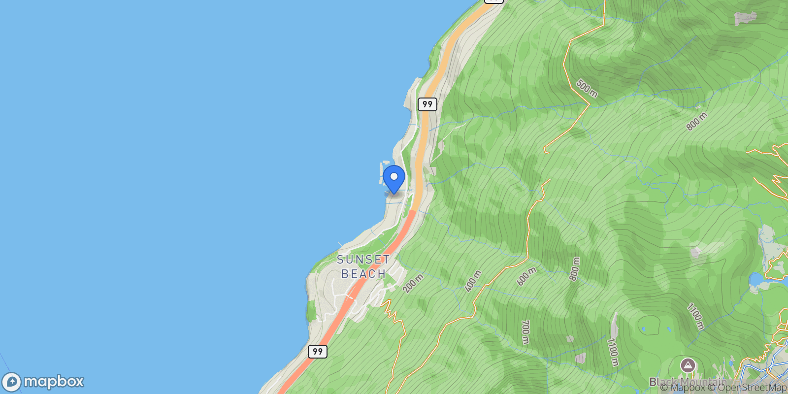Map showing 8885 Lawrence Way, West Vancouver, BC V7W 2T7, West Vancouver, British Columbia, Canada.