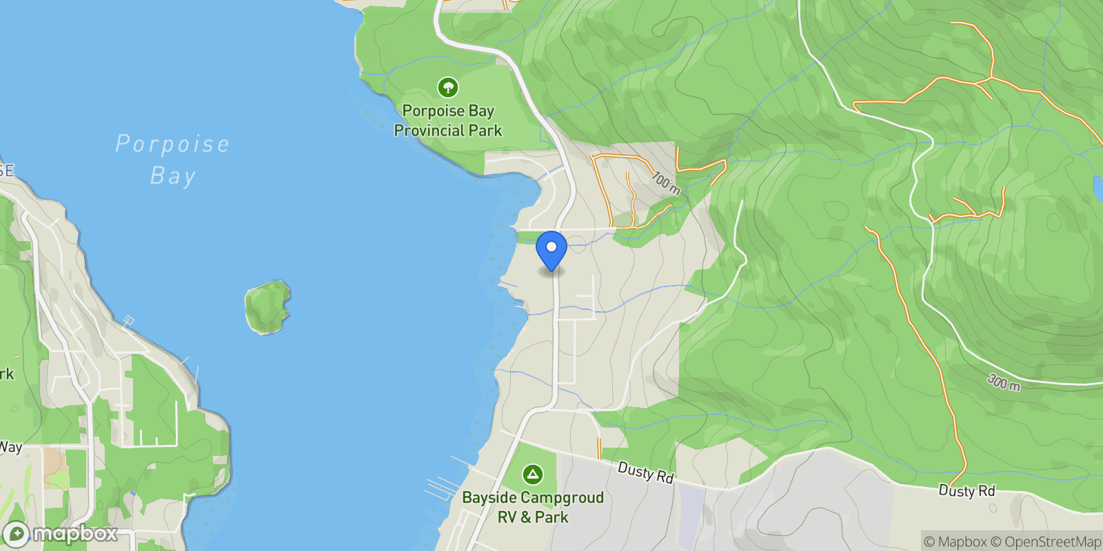 Map showing 6241 Sechelt Inlet Road, Sechelt, BC V7Z 0L3, Sechelt, British Columbia, Canada.