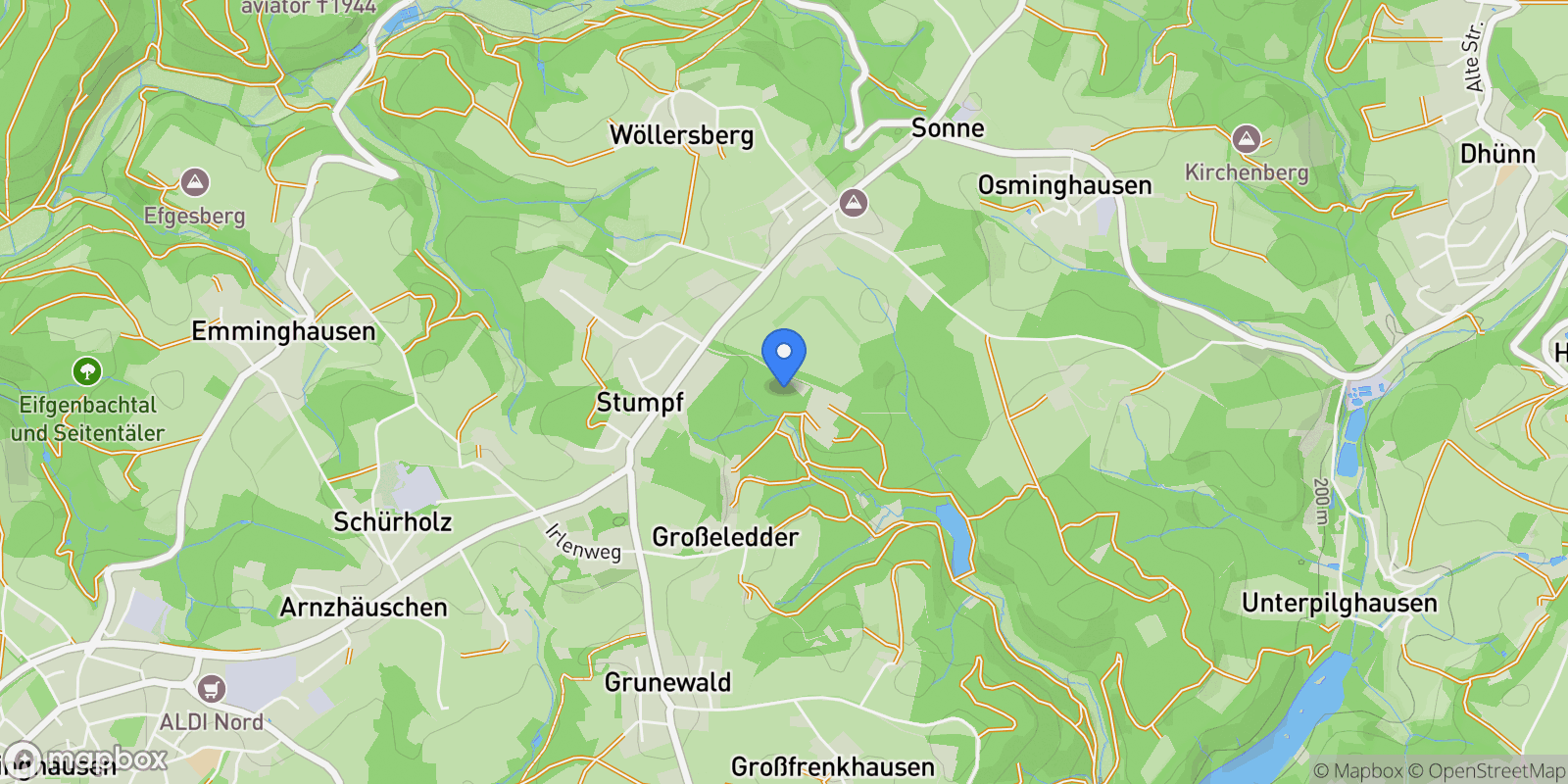 Map showing Wermelskirchen, North Rhine-Westphalia, Germany.