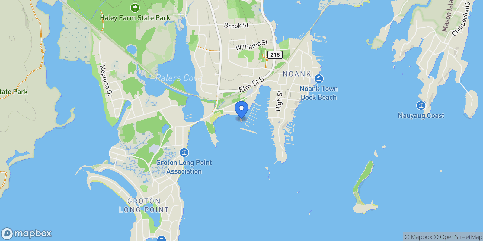Map showing 49 Noble Avenue, Groton, CT, 06340, USA, Groton, Connecticut, United States.