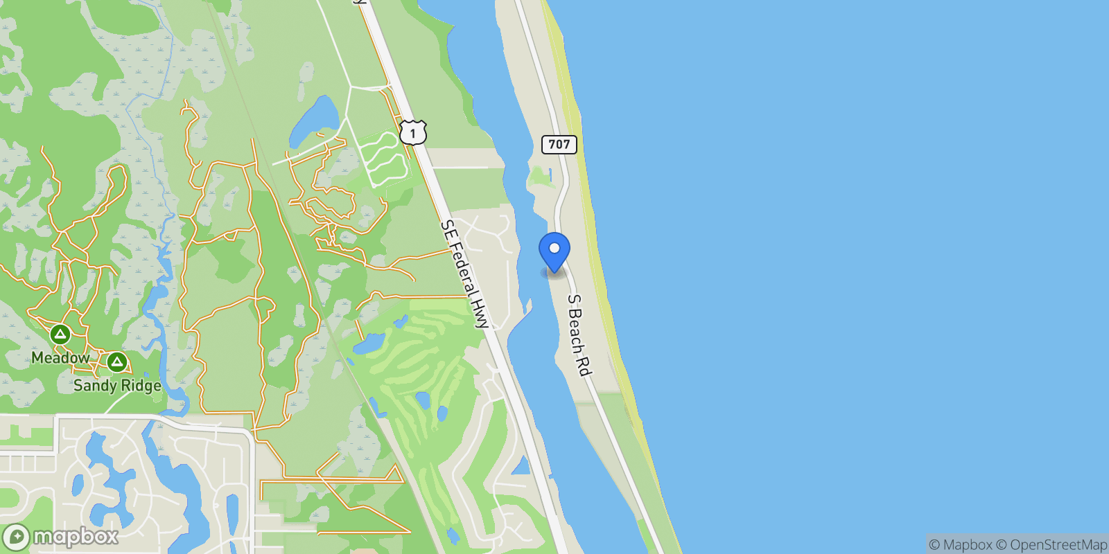 Map showing 488 S Beach Road, Jupiter Island, FL, 33455, USA, Hobe Sound, Florida, United States.