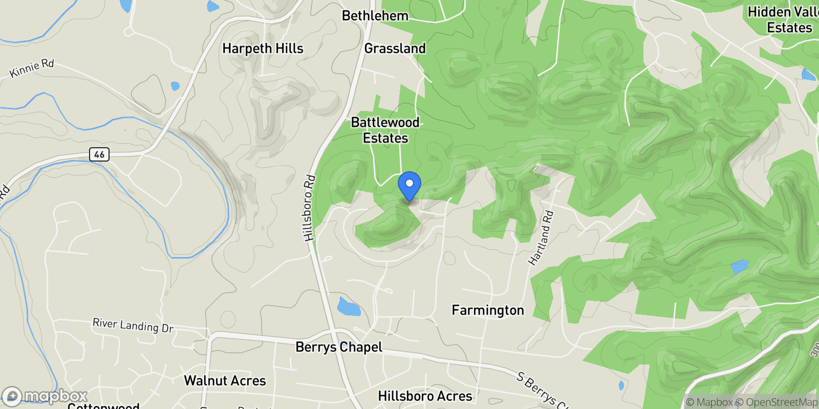 Map showing 514 Legends Ridge Ct, Franklin, Tennessee, United States.