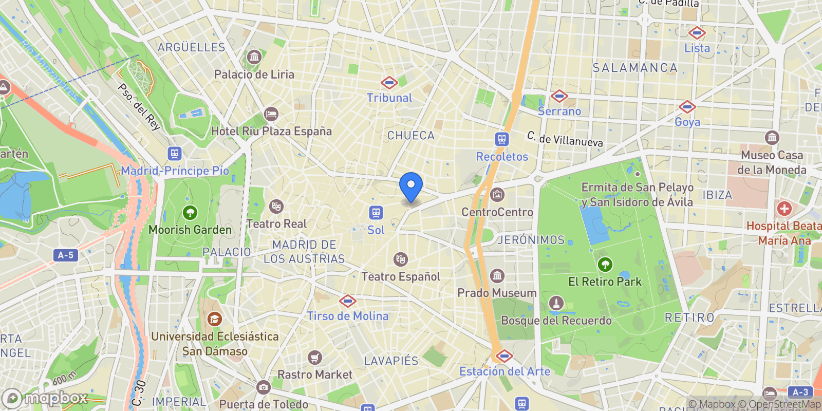 Map showing Moncófar pueblo, Moncofar, CASTELLON, Moncofar, Centro, Madrid, Spain.