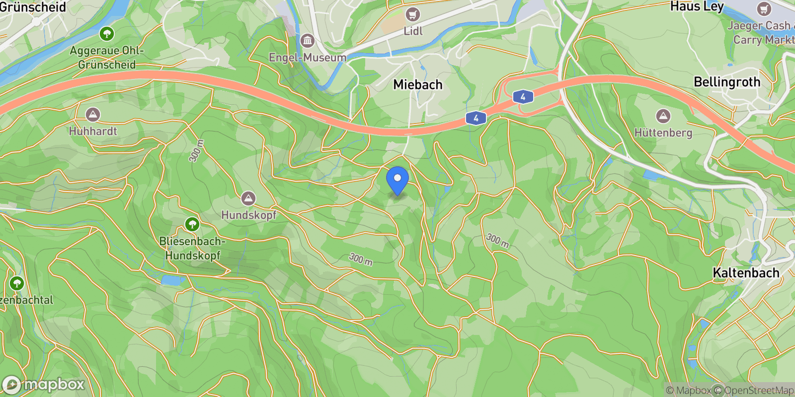 Map showing Engelskirchen, North Rhine-Westphalia, Germany.