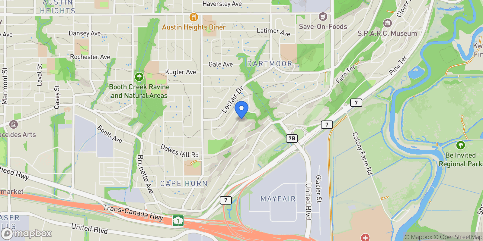 Map showing 2258 Sorrento Drive, Coquitlam, BC V3K 6P4, Coquitlam, British Columbia, Canada.