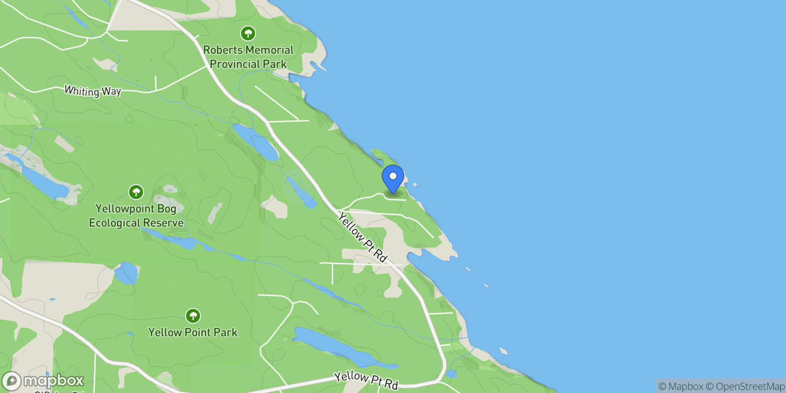 Map showing 3415 Laguna Vista Road, Ladysmith, BC V9G 1E6, Ladysmith, British Columbia, Canada.