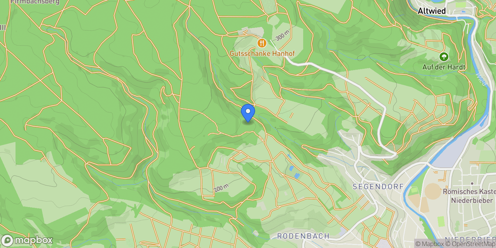 Map showing Neuwied, Rhineland-Palatinate, Germany.
