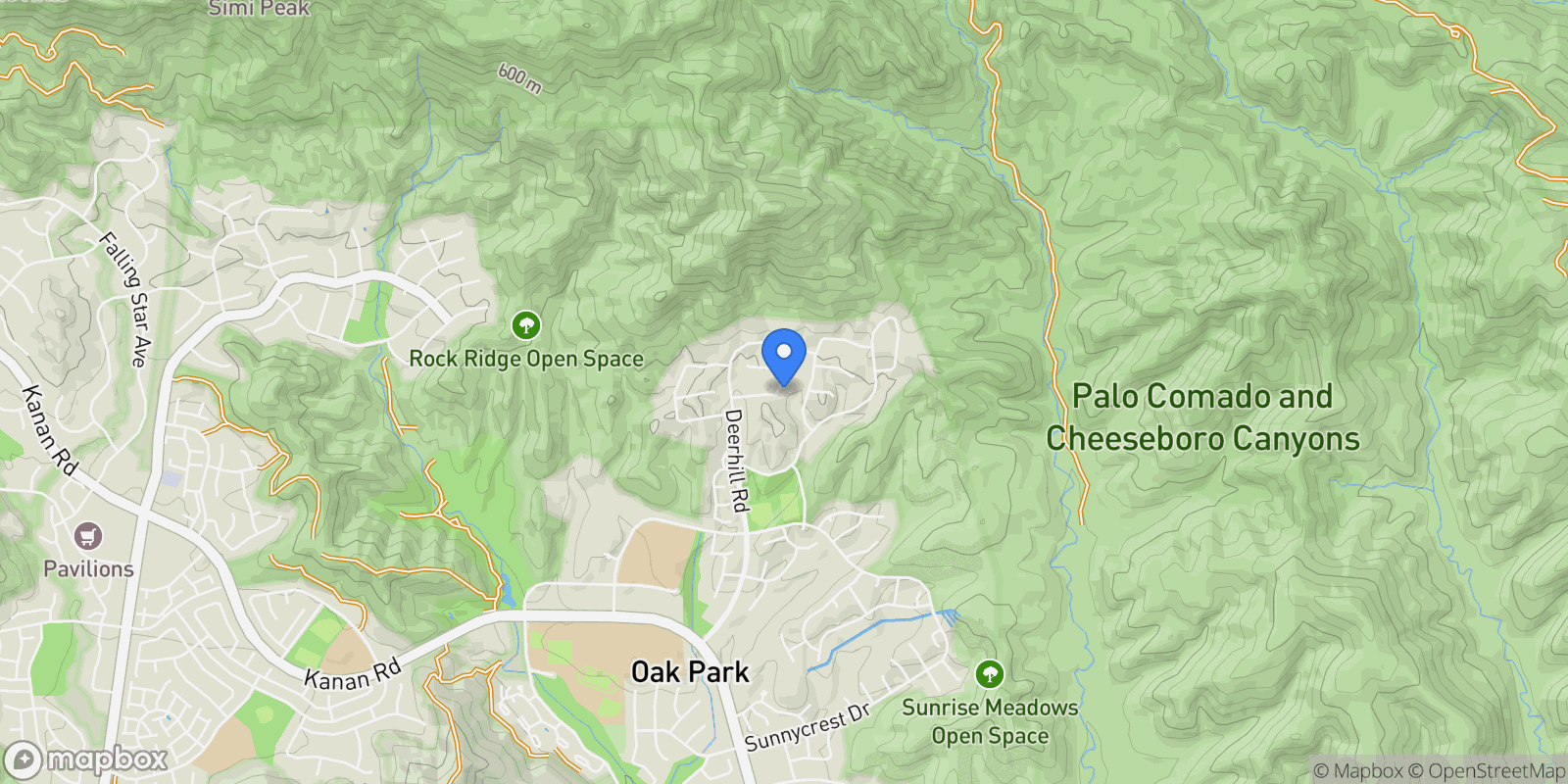 Map showing 912 Blackbourne Point , Oak Park, CA 91377, Oak Park, California, United States.