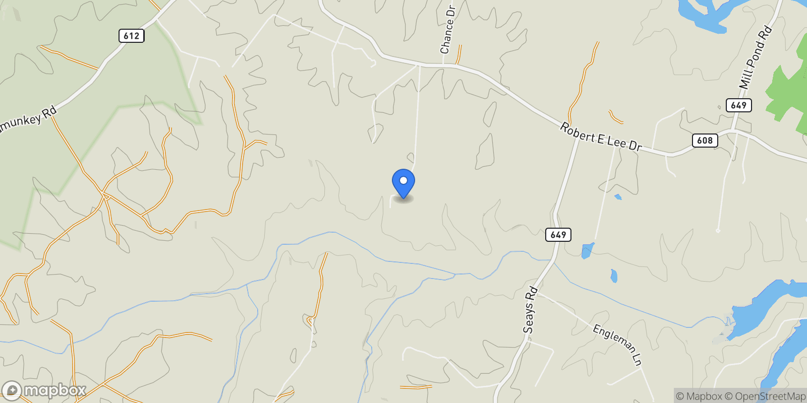 Map showing 9001 ASDEE LN, SPOTSYLVANIA, VA, 22551, USA, Spotsylvania Courthouse, Virginia, United States.